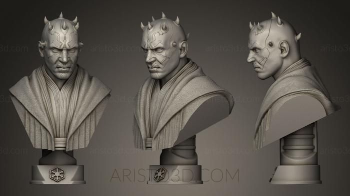 Busts of heroes and monsters (BUSTH_0088) 3D model for CNC machine